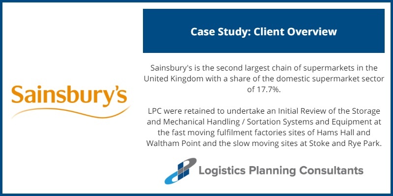 Sainsbury’s Plc - Facility Re-engineering