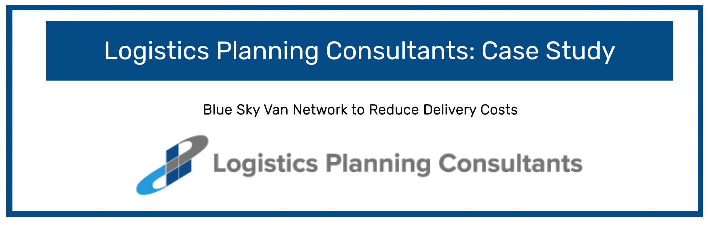 Blue Sky Van Network to Reduce Delivery Costs