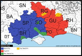 Transport optimization - region