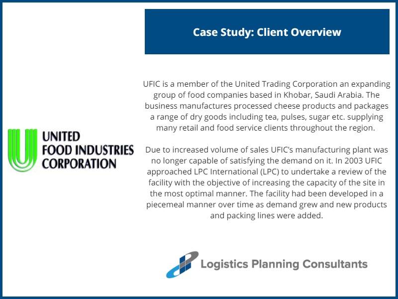 United Food Industries Corporation Saudi Arabia - Facility Re-engineering